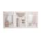 Pink Mid-Century Modern Abstract Framed Wall Art Set